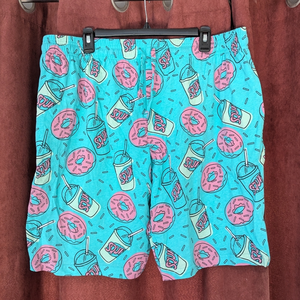 Donut Print Shorts